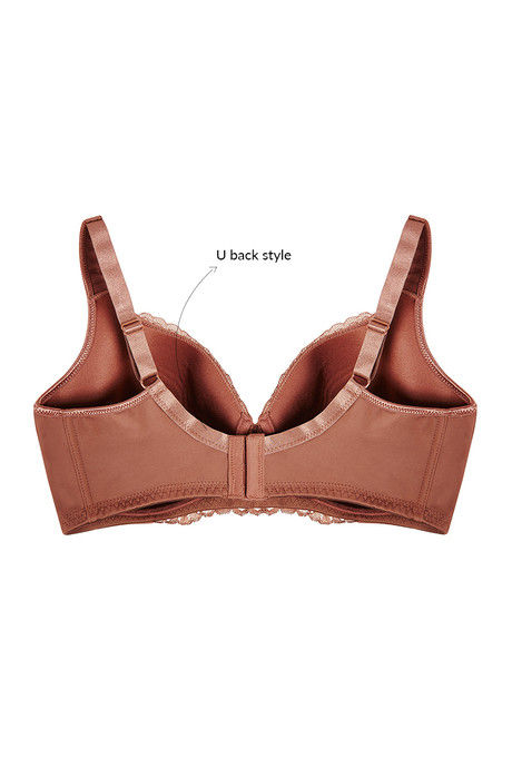 Zivame No Spill Padded Non Wired 3/4th Coverage T-Shirt Bra-Nutmeg — image 7