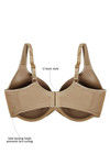 Zivame True Curv No Spill Padded Wired 3/4th Coverage T-Shirt Bra-Brown — thumbnail 6