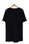 Zivame Made For Moms Pleated Front Maternity And Nursing Dress-Black — thumbnail 8