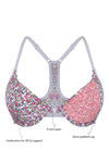 Zivame Push Up Wired Low Coverage T-Shirt Bra-Floral Pt — thumbnail 6