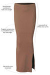 Zivame Medium Control Mermaid Saree Shapewear ™- Brown — thumbnail 7