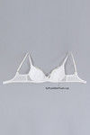 Zivame Satin Low Back Padded Balconette Bra- Pearl White (A-DD) — thumbnail 8