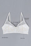 Zivame Bridal Padded Non Wired Full Coverage Bra-White — thumbnail 6