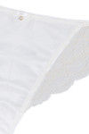 Zivame Satin Low Rise Thong Panty- Pearl White   — thumbnail 7