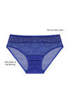 Zivame Satin Mid Rise Bikini Panty- Royal Blue — thumbnail 5