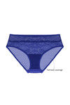 Zivame Satin Mid Rise Bikini Panty- Royal Blue — thumbnail 6