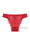 Zivame Satin Low Rise Cheekini Panty- Ruby Red  — thumbnail 6