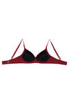 Zivame Glitter Straps Radiance Smooth Padded Wirefree T-Shirt Bra- Maroon — thumbnail 7