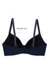 Zivame Glitter Straps Radiance Smooth Padded Wirefree T-Shirt Bra- Navy — thumbnail 7