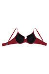 Zivame Glitter Straps Radiance Smooth Padded Wired T-Shirt Bra- Maroon — thumbnail 8