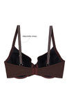 Zivame Glitter Straps Radiance Smooth Padded Wired T-Shirt Bra- Mocha Brown — thumbnail 7