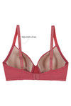 Zivame Glitter Straps Radiance Smooth Padded Wired T-Shirt Bra- Coral — thumbnail 7
