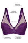 Zivame True Curv Single Layered Wired 3/4th Coverage Bra-Majesty Pink — thumbnail 6