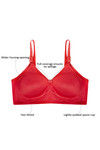 Zivame Made for Moms Non Padded Non Wired 3/4th Coverage Maternity / Nursing Bra-Coral Pink — thumbnail 7