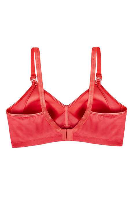 Zivame Made for Moms Non Padded Non Wired 3/4th Coverage Maternity / Nursing Bra-Coral Pink — image 8