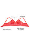 Zivame Made for Moms Non Padded Non Wired 3/4th Coverage Maternity / Nursing Bra-Coral Pink — thumbnail 9