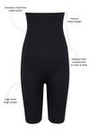 Zivame All day Highwaist Thigh Shaper - Black — thumbnail 8