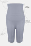 Zivame All day Highwaist Thigh Shaper - Grey — thumbnail 7