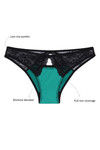 Zivame Sensuous Cut-out Lace Bikini panty - Green — thumbnail 5