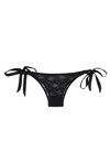 Zivame Sensuous Satin Stretch Low-rise Thong- Black — thumbnail 6