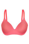 Zivame Padded Wired Medium Coverage T-Shirt Bra-Neon Coral — thumbnail 6