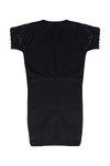 Zivame Lace Touch Slenderizing Short Sleeve Smoothening Top-Black — thumbnail 6