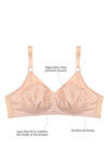 Zivame True Curv Double Layered Non Wired 3/4th Coverage Sag Lift Bra-Skin — thumbnail 6