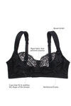 Zivame True Curv Double Layered Non Wired Medium Coverage T-Shirt Bra-Black — thumbnail 5