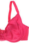 Zivame True Curv Single Layered Wired 3/4th Coverage Minimiser Bra-Bright Rose — thumbnail 7
