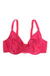 Zivame True Curv Single Layered Wired 3/4th Coverage Minimiser Bra-Bright Rose — thumbnail 8