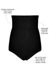 Zivame Medium Control Highwaist Brief-Black — thumbnail 5