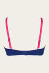 Zivame Padded Wired 3/4th Coverage T-Shirt Bra - Navy — thumbnail 7