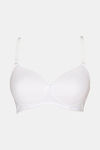 Zivame Padded Non Wired 3/4Th Coverage T-Shirt Bra - White — thumbnail 5