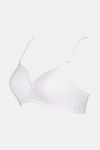 Zivame Padded Non Wired 3/4Th Coverage T-Shirt Bra - White — thumbnail 7