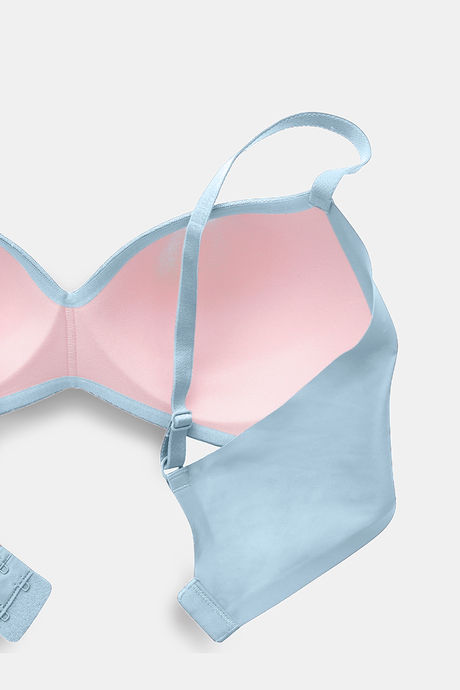 Zivame Padded Non Wired 3/4Th Coverage T-Shirt Bra - Lil Boy Blue — image 7
