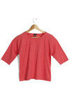 Zivame Soulfit Relaxed Fit Top With Three Quarter Sleeves-Red — thumbnail 6