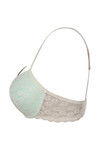 Zivame Lace Embrace Wired Moderate Push Up Green Bra — thumbnail 5