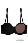 Zivame Priority Padded Wired 3/4th Coverage T-Shirt Bra-Black — thumbnail 8