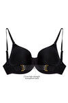 Zivame Priority Padded Wired Full Coverage T-Shirt Bra-Black — thumbnail 7