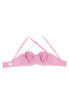 Zivame Double Layered Wired 3/4th Coverage Strapless Bra-Cashmere Rose — thumbnail 12