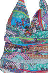 Zivame Aqua Geometric Print Tummy Control Swimsuit With Removable Cups — thumbnail 7