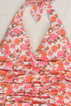 Zivame Aqua Spring Floral Tummy Control Halter Swimsuit With Removable Cups — thumbnail 7