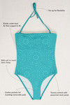 Zivame Aqua Laser Cut Pattern Laminated Swimsuit With Removable Cups — thumbnail 4