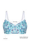 Zivame Double Layered Non Wired Full Coverage T-Shirt Bra-Blue Rose — thumbnail 6