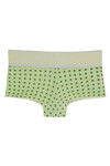 Rosaline Mid Waist Boyshort Panty(Pack of 2)- Red  n Green — thumbnail 11