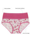 Rosaline Medium Rise Full Coverage Tummy Tucker Hipster Panty (Pack of 2) - Multicolor — thumbnail 9