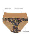 Rosaline Medium Rise Full Coverage Tummy Tucker Hipster Panty (Pack of 2) - Multicolor — thumbnail 10