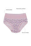 Rosaline Mid Waist Tummy Tucker Panty (Pack of 2)- Pink n Purple — thumbnail 10