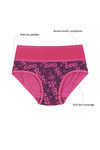 Rosaline Medium Rise Full Coverage Tummy Tucker Hipster Panty (Pack of 2) - Multicolor — thumbnail 10