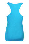 Zivame Rib Knit Cotton Snug Fit Racerback- Blue — thumbnail 6